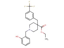 ethyl 1-(2-hydroxybenzyl)-4-[3-(trifluoromethyl)benzyl]-4-piperidinecarboxylate