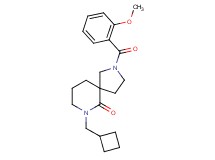 7-(cyclobutylmethyl)-2-(2-methoxybenzoyl)-2,7-diazaspiro[4.5]decan-6-one