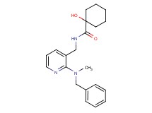 N-({2-[benzyl(methyl)amino]pyridin-3-yl}methyl)-1-hydroxycyclohexanecarboxamide