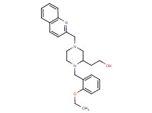 2-[1-(2-ethoxybenzyl)-4-(2-quinolinylmethyl)-2-piperazinyl]ethanol