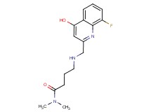 4-{[(8-fluoro-4-hydroxyquinolin-2-yl)methyl]amino}-N,N-dimethylbutanamide