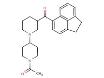 (1'-acetyl-1,4'-bipiperidin-3-yl)(1,2-dihydro-5-acenaphthylenyl)methanone