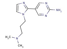 5-{1-[3-(dimethylamino)propyl]-1H-imidazol-2-yl}pyrimidin-2-amine