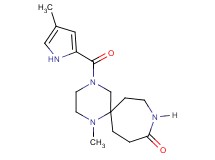 1-methyl-4-[(4-methyl-1H-pyrrol-2-yl)carbonyl]-1,4,9-triazaspiro[5.6]dodecan-10-one