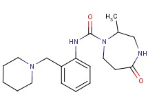 2-methyl-5-oxo-N-[2-(piperidin-1-ylmethyl)phenyl]-1,4-diazepane-1-carboxamide