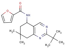N-(2-tert-butyl-7,7-dimethyl-5,6,7,8-tetrahydro-5-quinazolinyl)-2-furamide