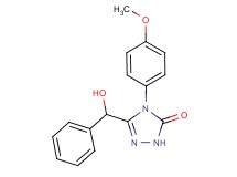 5-[hydroxy(phenyl)methyl]-4-(4-methoxyphenyl)-2,4-dihydro-3H-1,2,4-triazol-3-one