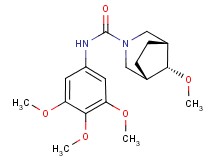 (8-syn)-8-methoxy-N-(3,4,5-trimethoxyphenyl)-3-azabicyclo[3.2.1]octane-3-carboxamide