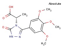 (2S)-2-[5-oxo-3-(3,4,5-trimethoxyphenyl)-1,5-dihydro-4H-1,2,4-triazol-4-yl]propanoic acid