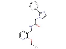 N-[(2-ethoxy-3-pyridinyl)methyl]-2-(2-phenyl-1H-imidazol-1-yl)acetamide
