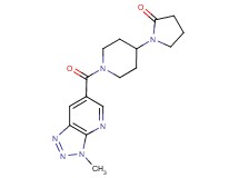 1-{1-[(3-methyl-3H-[1,2,3]triazolo[4,5-b]pyridin-6-yl)carbonyl]piperidin-4-yl}pyrrolidin-2-one