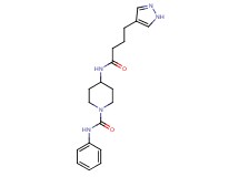 N-phenyl-4-{[4-(1H-pyrazol-4-yl)butanoyl]amino}piperidine-1-carboxamide