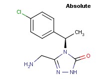 5-(aminomethyl)-4-[(1R)-1-(4-chlorophenyl)ethyl]-2,4-dihydro-3H-1,2,4-triazol-3-one