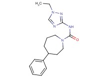 N-(1-ethyl-1H-1,2,4-triazol-3-yl)-4-phenylazepane-1-carboxamide