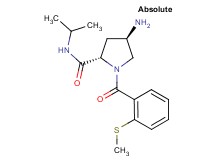 (4R)-4-amino-N-isopropyl-1-[2-(methylthio)benzoyl]-L-prolinamide