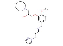 1-(1-azocanyl)-3-[2-methoxy-5-({[3-(1H-pyrazol-1-yl)propyl]amino}methyl)phenoxy]-2-propanol