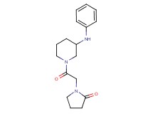 1-[2-(3-anilino-1-piperidinyl)-2-oxoethyl]-2-pyrrolidinone