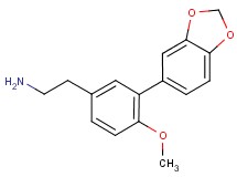 2-[3-(1,3-benzodioxol-5-yl)-4-methoxyphenyl]ethanamine