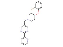 5-{[4-(2-fluorophenoxy)piperidin-1-yl]methyl}-2-pyridin-2-ylpyrimidine