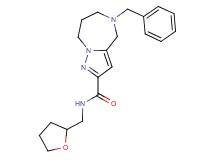 5-benzyl-N-(tetrahydrofuran-2-ylmethyl)-5,6,7,8-tetrahydro-4H-pyrazolo[1,5-a][1,4]diazepine-2-carboxamide