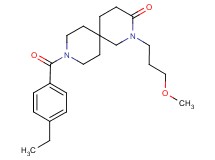 9-(4-ethylbenzoyl)-2-(3-methoxypropyl)-2,9-diazaspiro[5.5]undecan-3-one