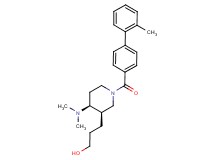 3-{(3R*,4S*)-4-(dimethylamino)-1-[(2'-methylbiphenyl-4-yl)carbonyl]piperidin-3-yl}propan-1-ol