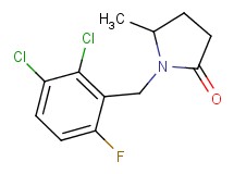 1-(2,3-dichloro-6-fluorobenzyl)-5-methylpyrrolidin-2-one