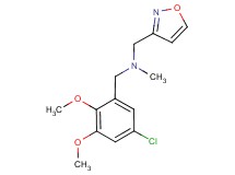(5-chloro-2,3-dimethoxybenzyl)(isoxazol-3-ylmethyl)methylamine