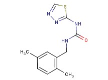 N-(2,5-dimethylbenzyl)-N'-1,3,4-thiadiazol-2-ylurea