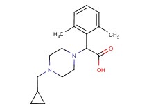 [4-(cyclopropylmethyl)piperazin-1-yl](2,6-dimethylphenyl)acetic acid