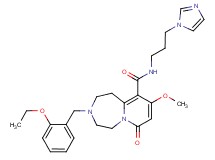 3-(2-ethoxybenzyl)-N-[3-(1H-imidazol-1-yl)propyl]-9-methoxy-7-oxo-1,2,3,4,5,7-hexahydropyrido[1,2-d][1,4]diazepine-10-carboxamide