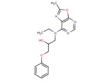 1-[ethyl(2-methyl[1,3]oxazolo[5,4-d]pyrimidin-7-yl)amino]-3-phenoxypropan-2-ol