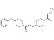 4-benzyl-1-{3-[1-(methoxyacetyl)piperidin-4-yl]propanoyl}piperidine