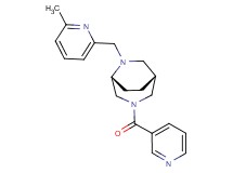 (1R*,5R*)-6-[(6-methyl-2-pyridinyl)methyl]-3-(3-pyridinylcarbonyl)-3,6-diazabicyclo[3.2.2]nonane