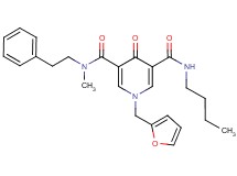 N'-butyl-1-(2-furylmethyl)-N-methyl-4-oxo-N-(2-phenylethyl)-1,4-dihydro-3,5-pyridinedicarboxamide