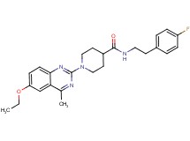 1-(6-ethoxy-4-methyl-2-quinazolinyl)-N-[2-(4-fluorophenyl)ethyl]-4-piperidinecarboxamide