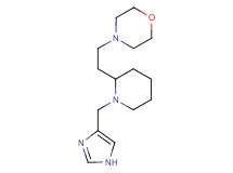 4-{2-[1-(1H-imidazol-4-ylmethyl)-2-piperidinyl]ethyl}morpholine