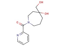 4-(hydroxymethyl)-1-(2-pyridinylcarbonyl)-4-azepanol