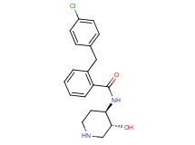 2-(4-chlorobenzyl)-N-[rel-(3R,4R)-3-hydroxy-4-piperidinyl]benzamide hydrochloride