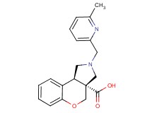 (3aR*,9bR*)-2-[(6-methylpyridin-2-yl)methyl]-1,2,3,9b-tetrahydrochromeno[3,4-c]pyrrole-3a(4H)-carboxylic acid