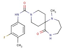 N-(3-fluoro-4-methylphenyl)-7-methyl-12-oxo-3,7,11-triazaspiro[5.6]dodecane-3-carboxamide