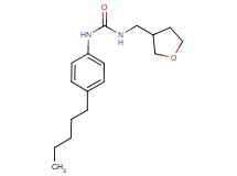 N-(4-pentylphenyl)-N'-(tetrahydrofuran-3-ylmethyl)urea
