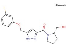 [(2S)-1-({5-[(3-fluorophenoxy)methyl]-1H-pyrazol-3-yl}carbonyl)-2-pyrrolidinyl]methanol