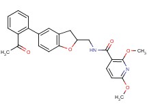 N-{[5-(2-acetylphenyl)-2,3-dihydro-1-benzofuran-2-yl]methyl}-2,6-dimethoxynicotinamide
