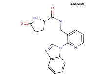 N-{[2-(1H-benzimidazol-1-yl)-3-pyridinyl]methyl}-5-oxo-L-prolinamide