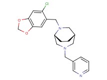 (1S*,5R*)-6-[(6-chloro-1,3-benzodioxol-5-yl)methyl]-3-(pyridin-3-ylmethyl)-3,6-diazabicyclo[3.2.2]nonane