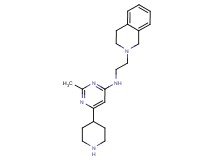 N-[2-(3,4-dihydroisoquinolin-2(1H)-yl)ethyl]-2-methyl-6-piperidin-4-ylpyrimidin-4-amine