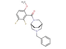 (1S*,5R*)-3-benzyl-6-(2,3-difluoro-6-methoxybenzoyl)-3,6-diazabicyclo[3.2.2]nonane