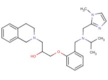 1-(3,4-dihydro-2(1H)-isoquinolinyl)-3-[2-({isopropyl[(1-methyl-1H-imidazol-2-yl)methyl]amino}methyl)phenoxy]-2-propanol