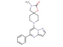 3-methyl-8-(5-phenylpyrazolo[1,5-a]pyrimidin-7-yl)-1-oxa-3,8-diazaspiro[4.5]decan-2-one